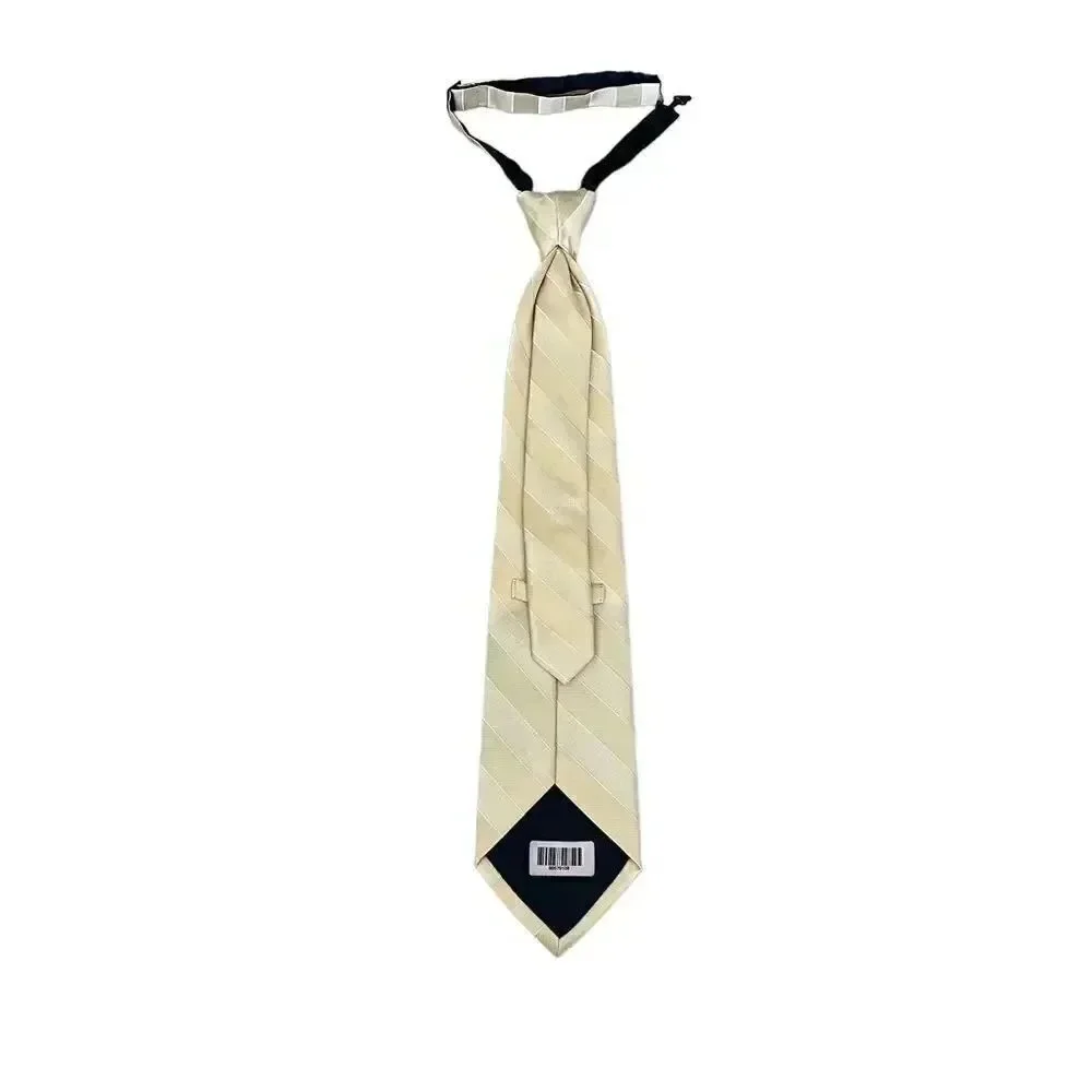 Yellow Men's Classic Stripes Tie Size Regular